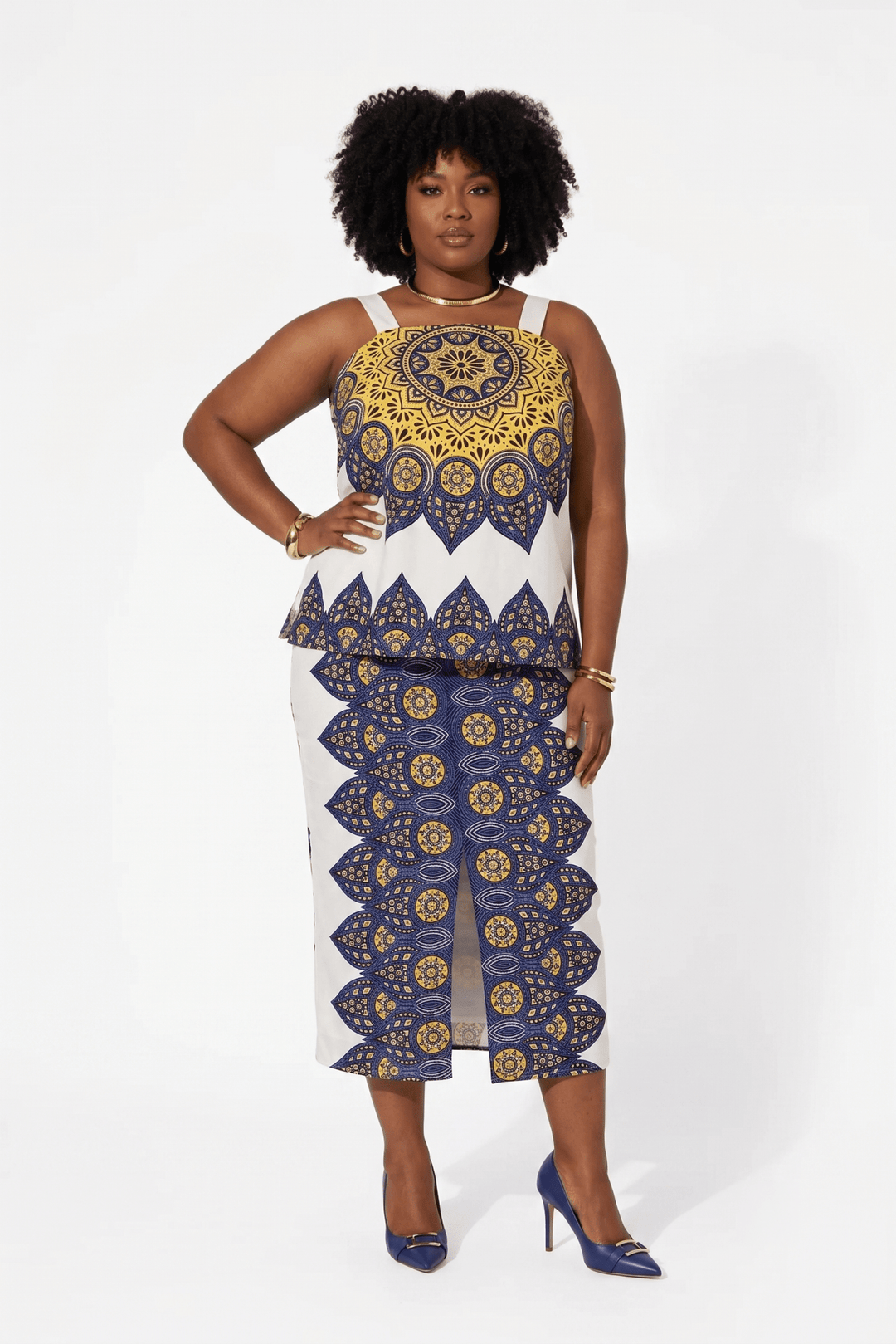 Cultural Motif Midi Dress by Studio EY - Especially Yours