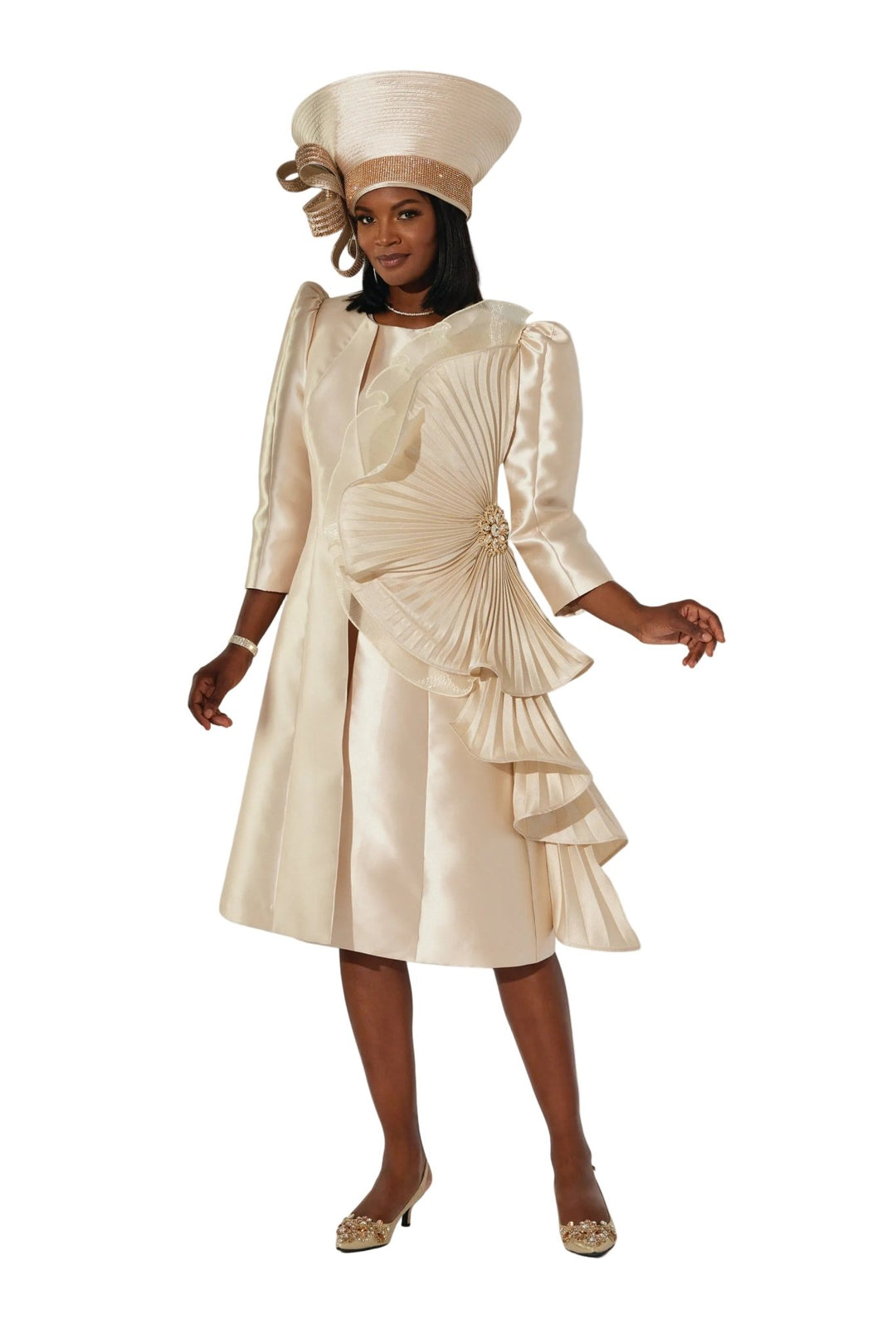 Fan of Flowers Jacket Dress by Lisa Rene Black Label