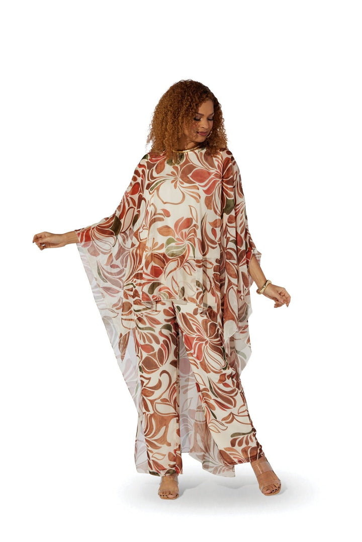 Neutral Florals Pantset by Studio EY
