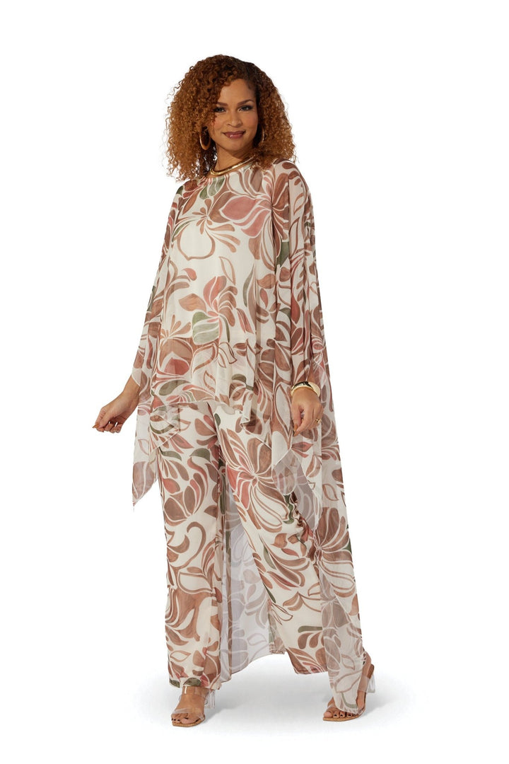 Neutral Florals Pantset by Studio EY