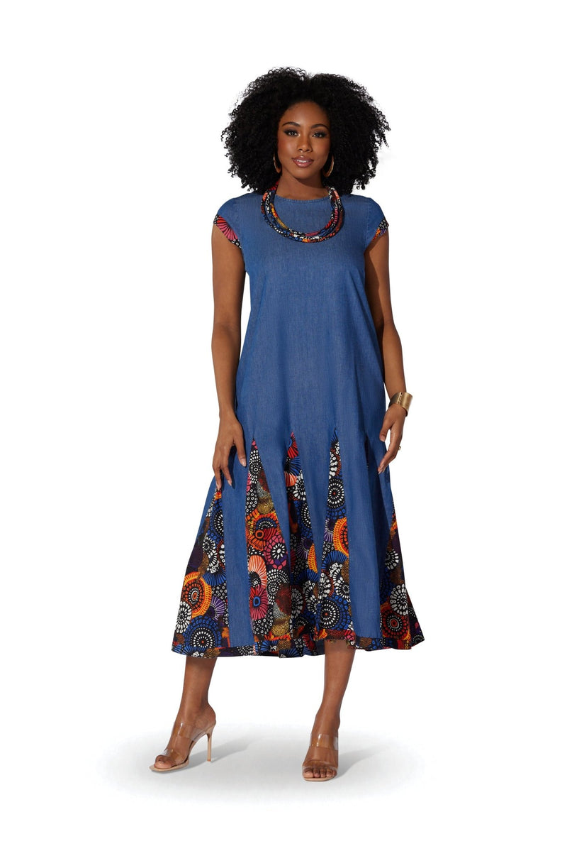 Sale Afrocentric Godet Maxi Dress by Studio EY $109.99 $79.99