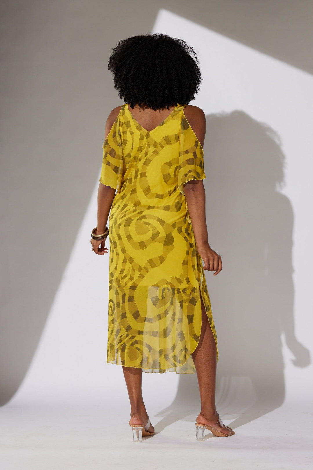 Tribal Cold Shoulder Midi Dress by Studio EY - Especially Yours
