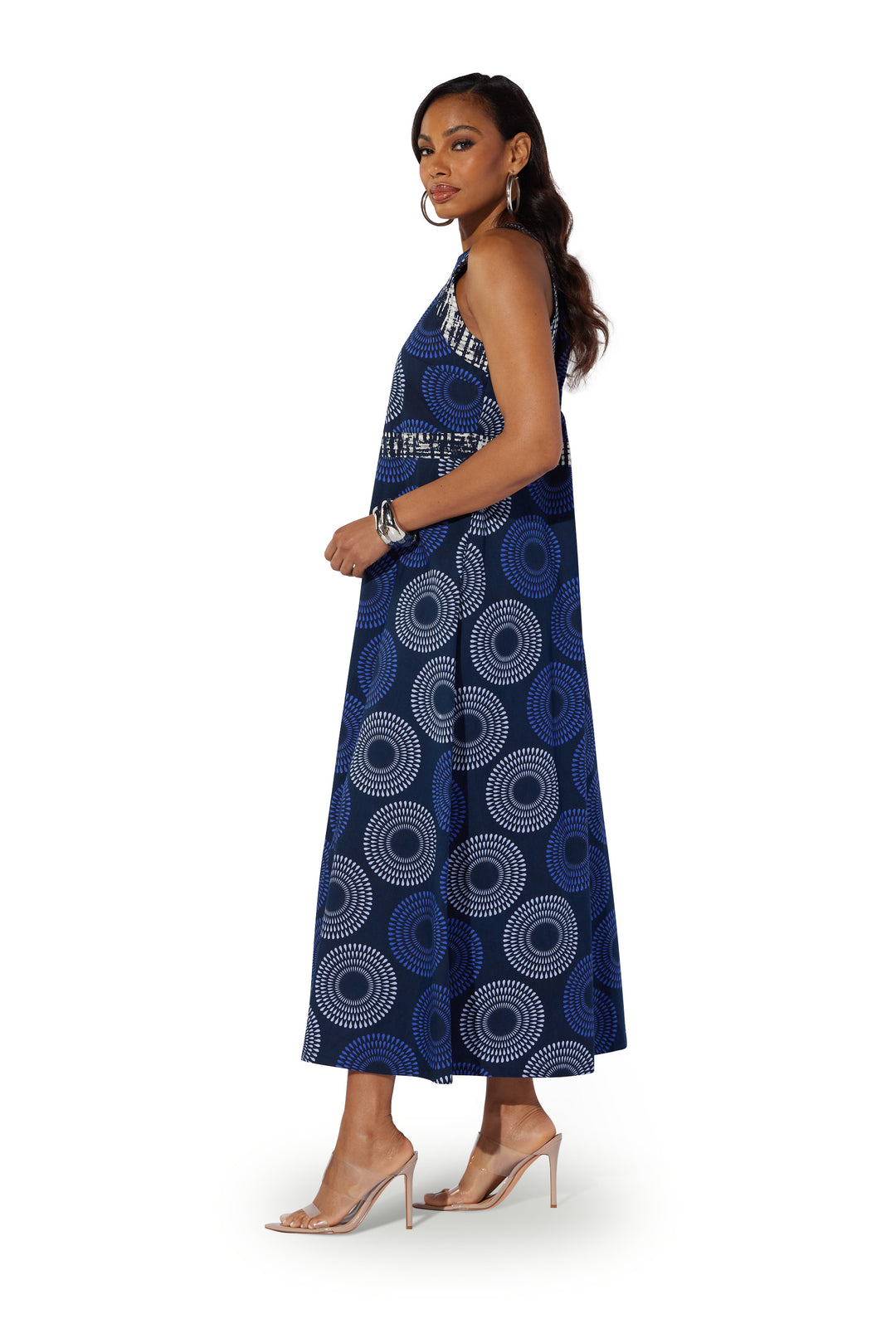 Tribal Halter Maxi Dress by Studio EY