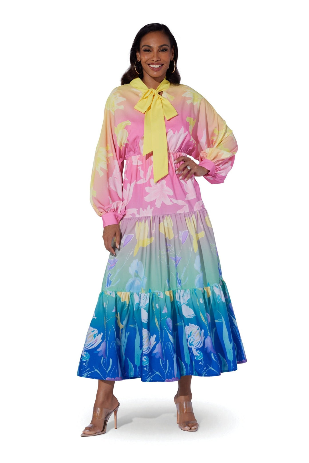 Neck - Tie Tiered Maxi Dress by Studio EY - Especially Yours