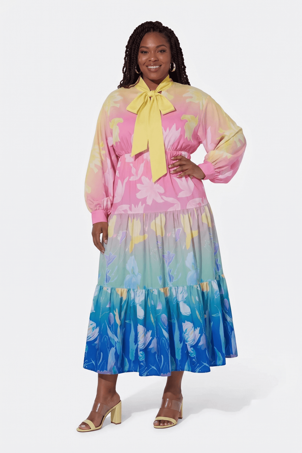 Neck-Tie Tiered Maxi Dress by Studio EY - Especially Yours
