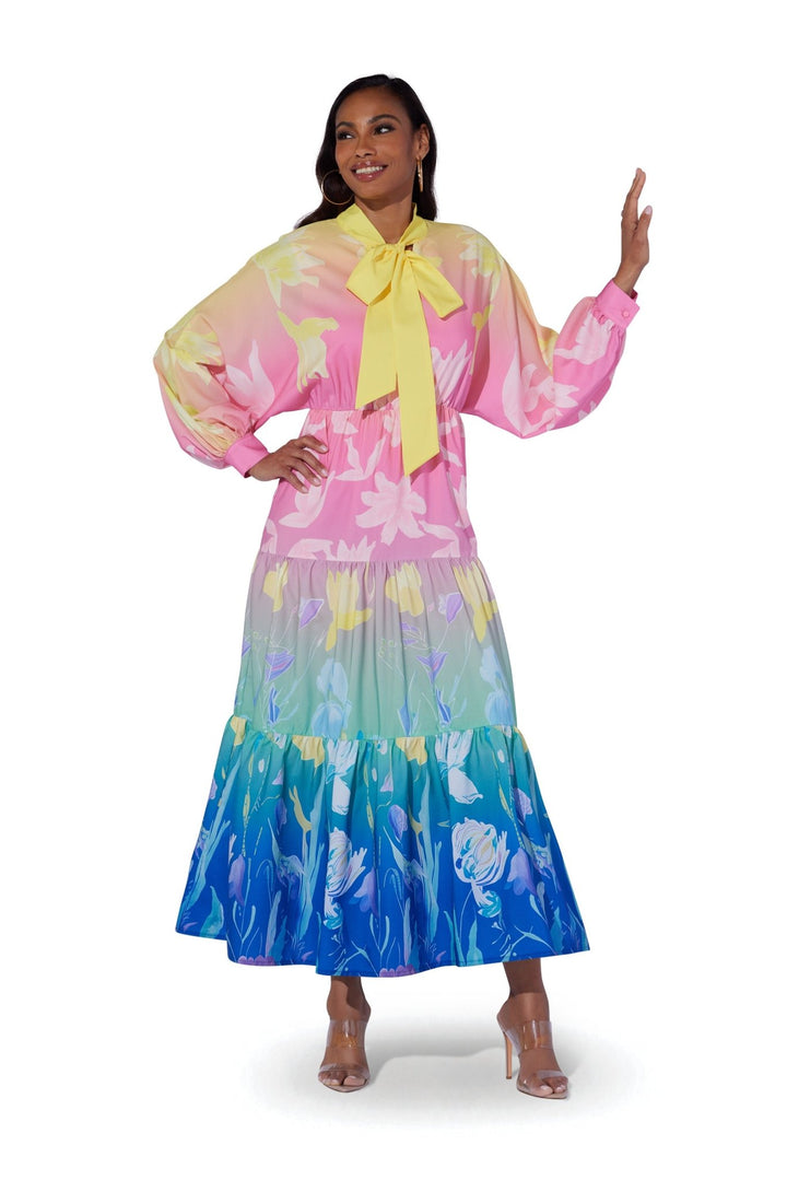 Neck - Tie Tiered Maxi Dress by Studio EY - Especially Yours