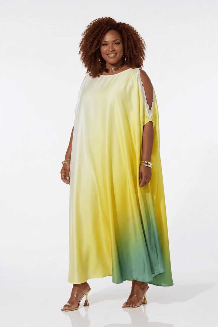 Ombre Cold-Shoulder Maxi Dress by Studio EY - Especially Yours
