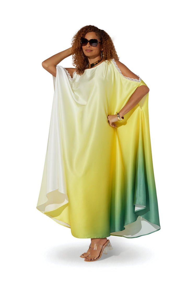 Ombre Cold - Shoulder Maxi Dress by Studio EY - Especially Yours