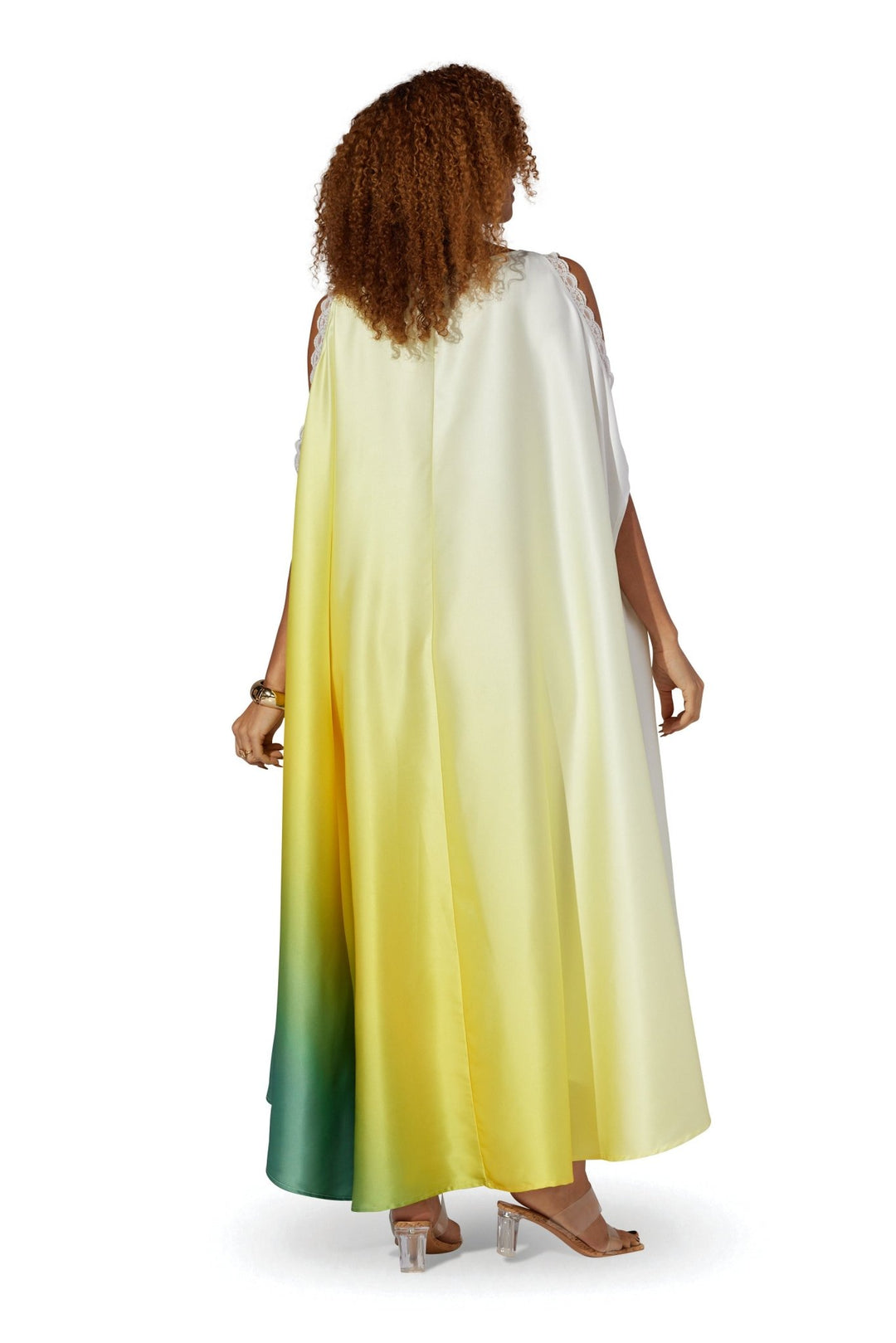Ombre Cold-Shoulder Maxi Dress by Studio EY