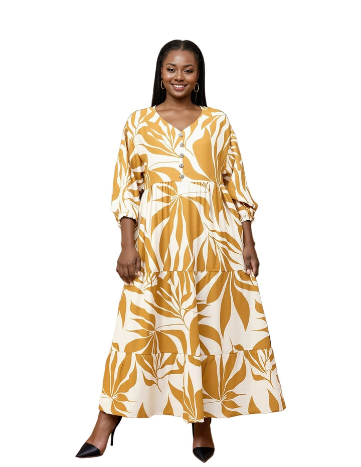 Botanical Tiered Maxi Dress by Studio EY - Especially Yours