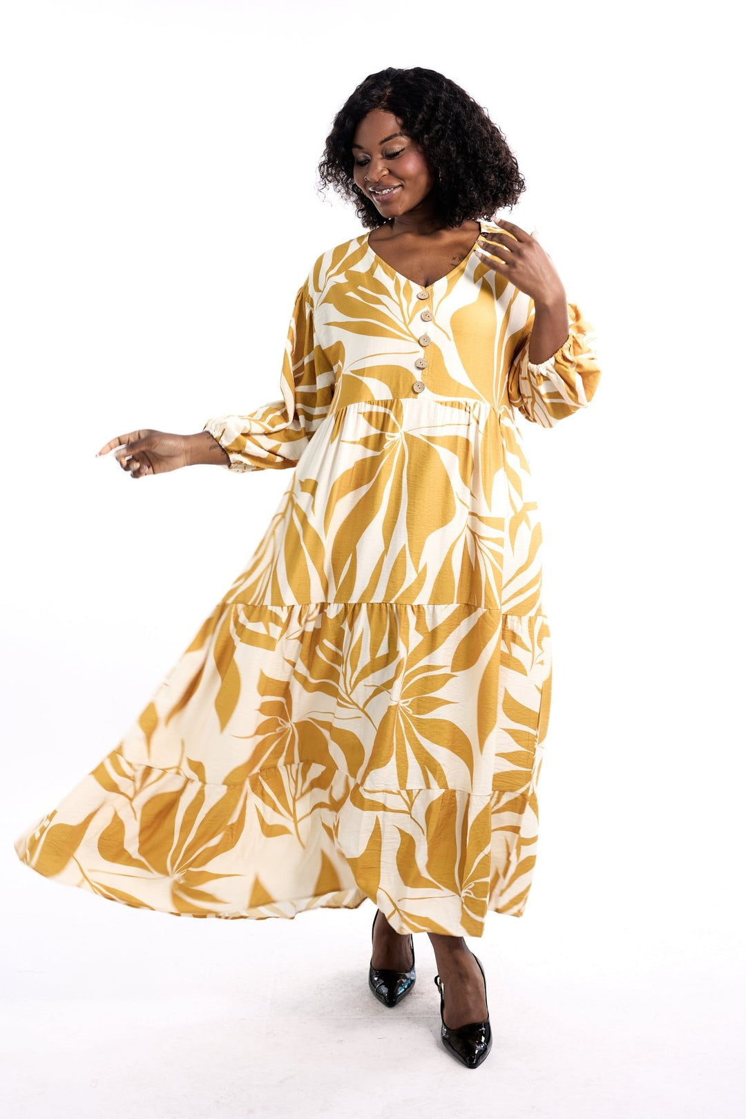 Botanical Tiered Maxi Dress by Studio EY - Especially Yours