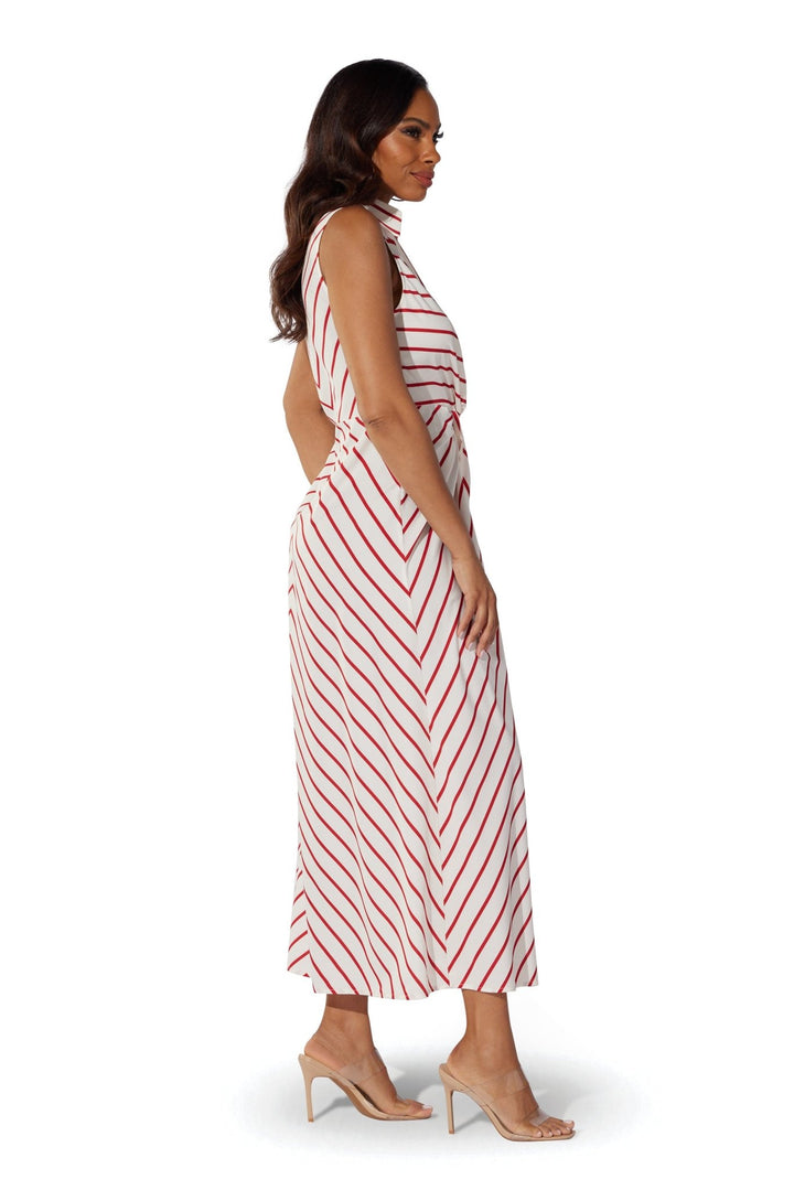 Stripe Twist Maxi Shirtdress by Studio EY - Especially Yours