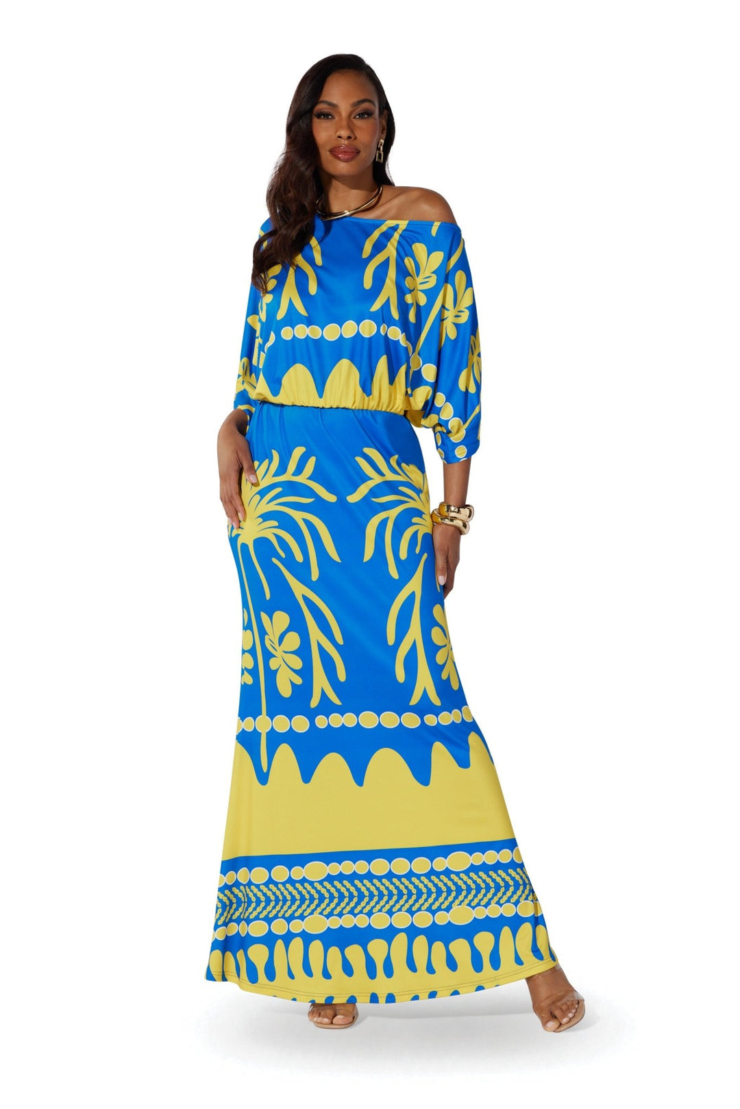 Island Off - Shoulder Maxi Skirtset by Studio EY - Especially Yours
