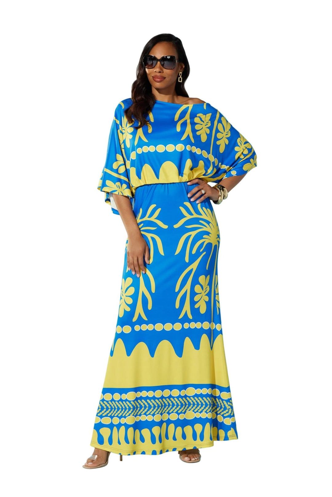 off shoulder maxi dress casual Navy X30023 Find it in our store online today! Off-Shoulder Tie Dye cold shoulder