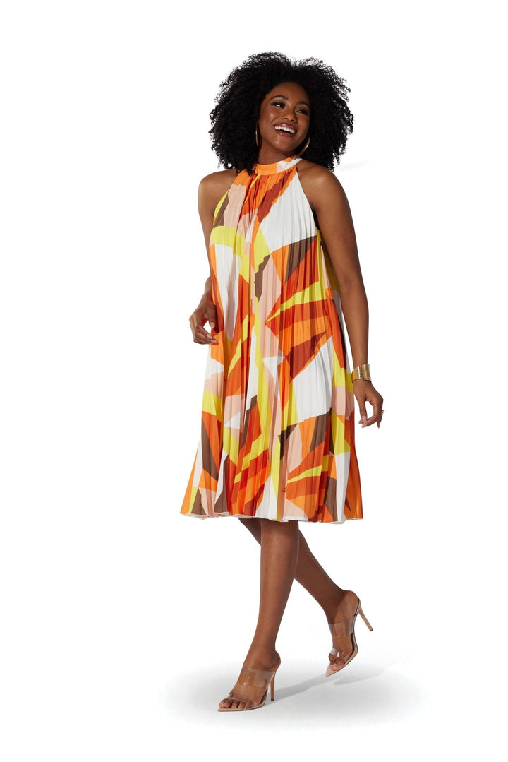 Geo Trapeze Midi Dress by Studio EY - Especially Yours