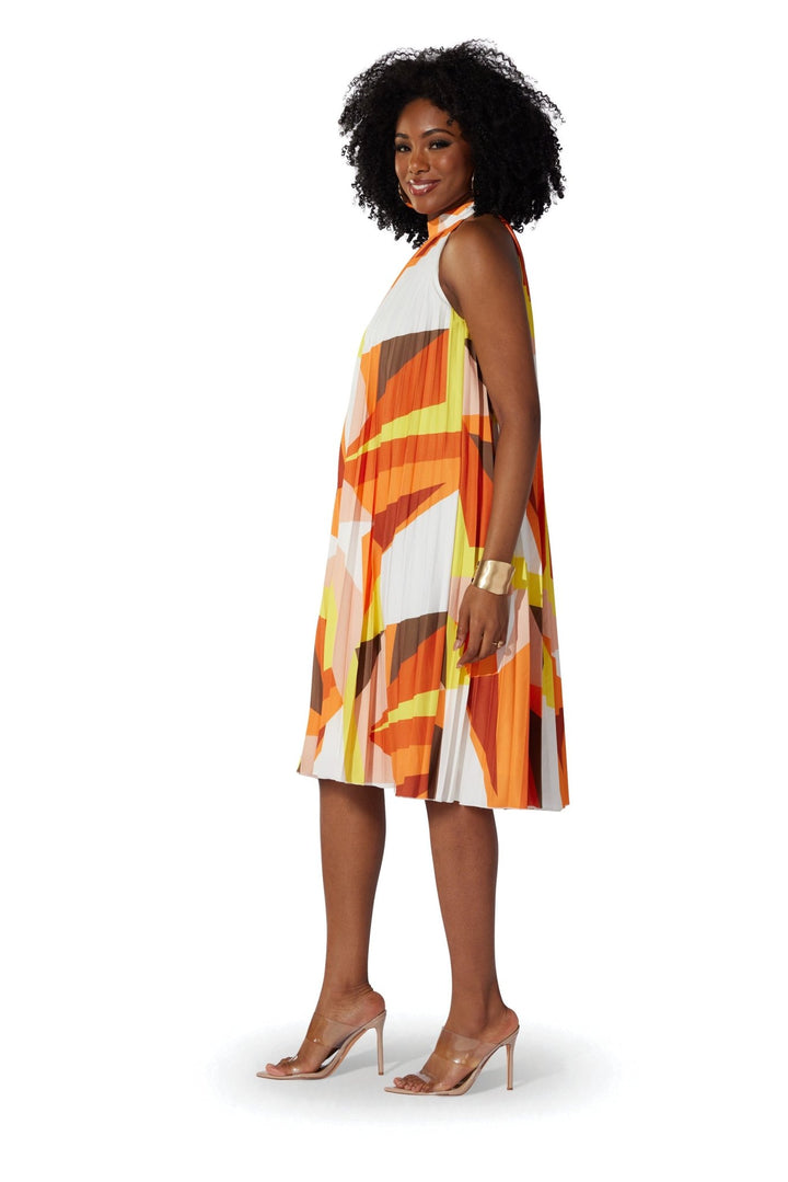 Geo Trapeze Midi Dress by Studio EY - Especially Yours