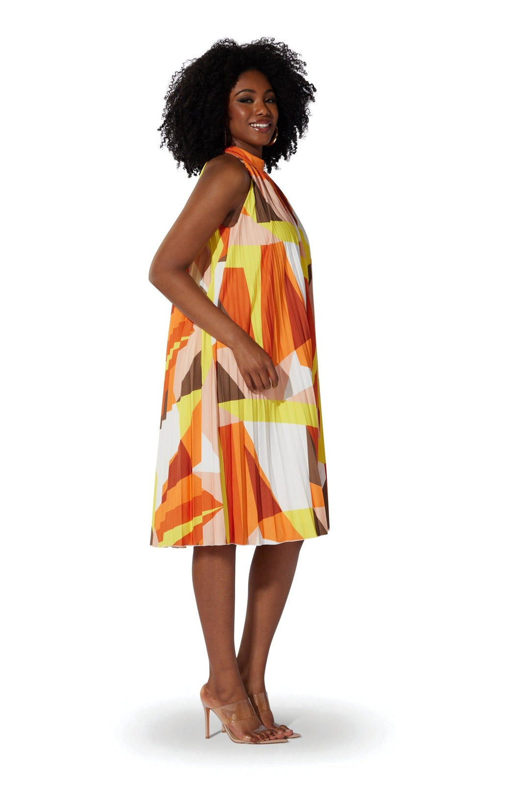 Geo Trapeze Midi Dress by Studio EY - Especially Yours