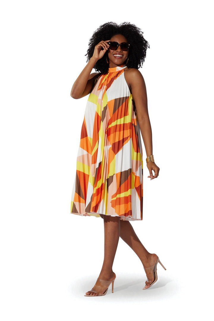 Geo Trapeze Midi Dress by Studio EY - Especially Yours