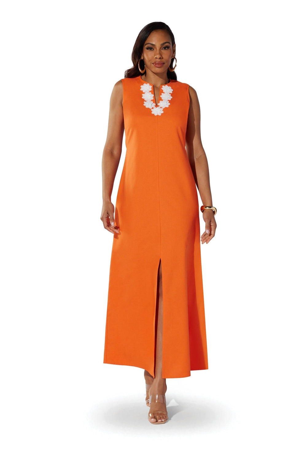 Embroidered Flowers Maxi Dress by Studio EY - Especially Yours