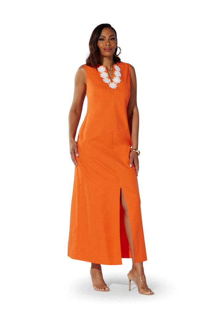Embroidered Flowers Maxi Dress by Studio EY - Especially Yours