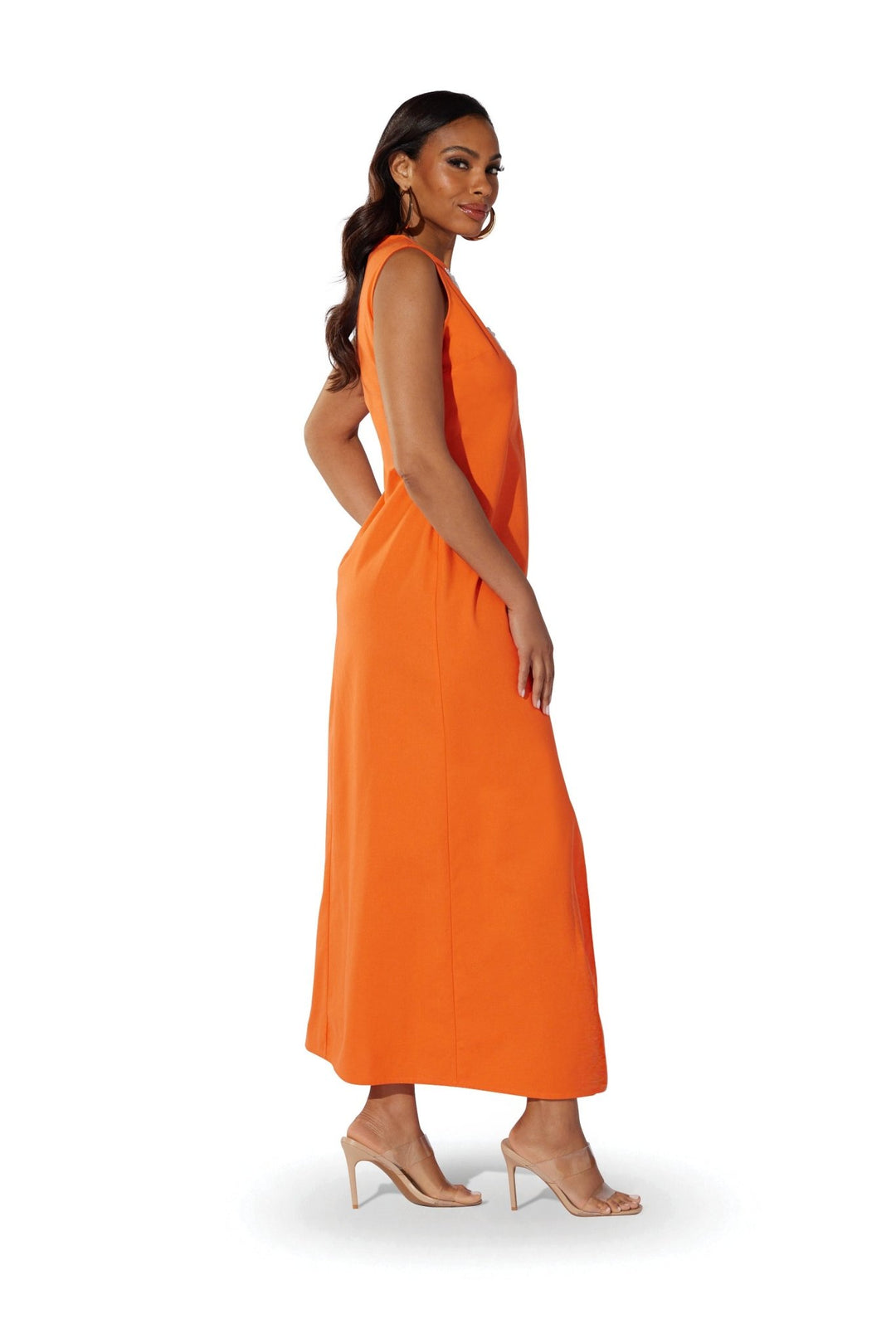 Embroidered Flowers Maxi Dress by Studio EY