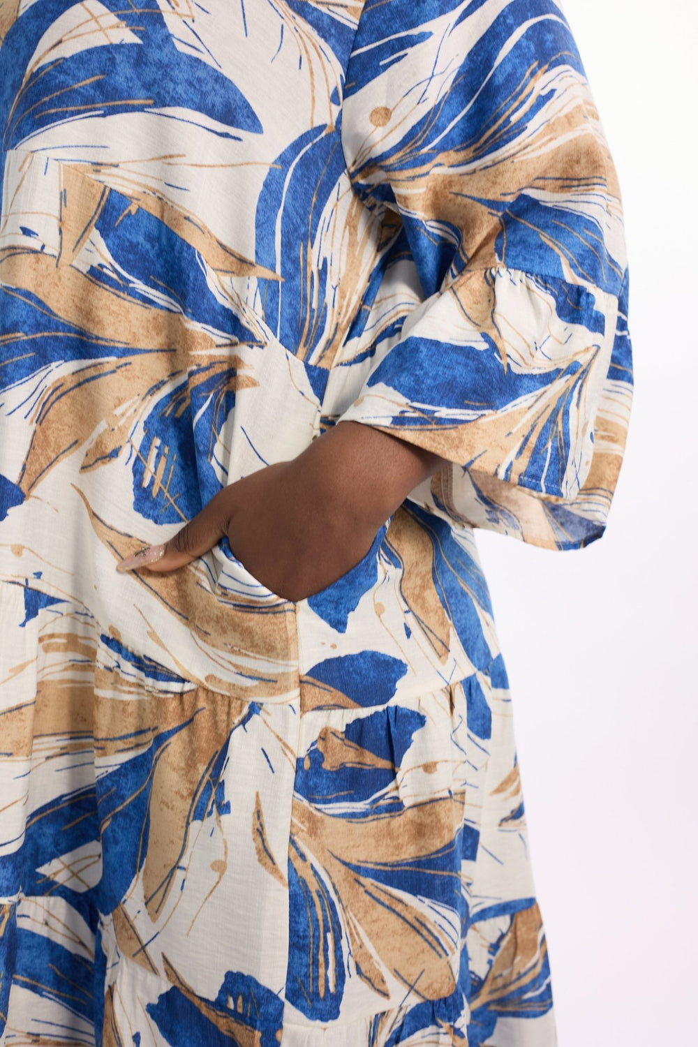 Floral Tiered Midi Shirtdress by Studio EY - Especially Yours