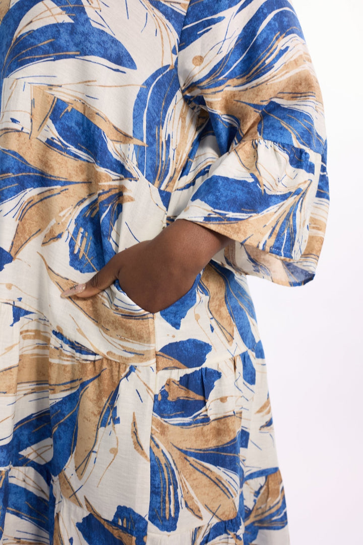 Floral Tiered Midi Shirtdress by Studio EY - Especially Yours