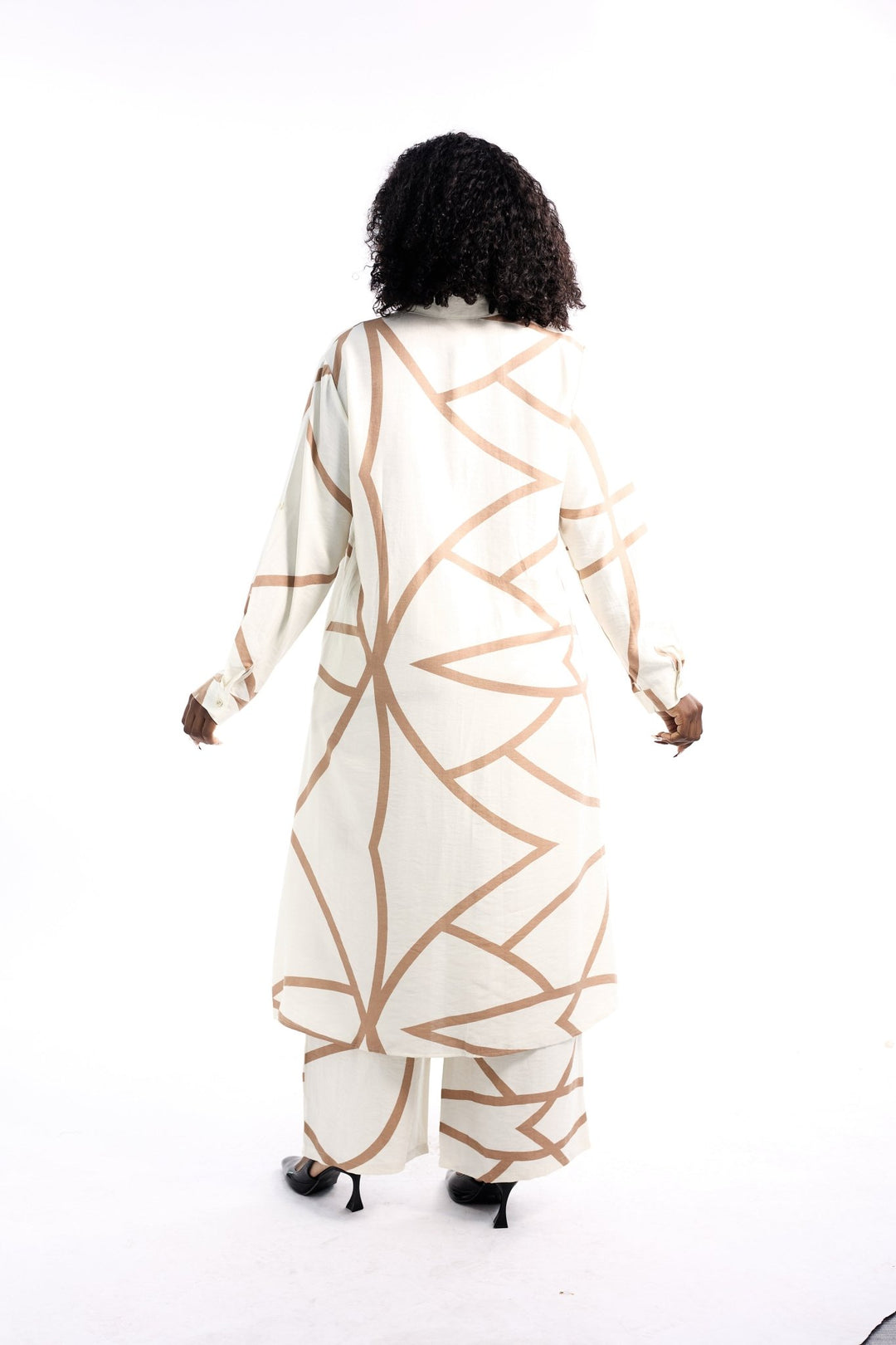 Neutral Abstract Pantset by Studio EY - Especially Yours