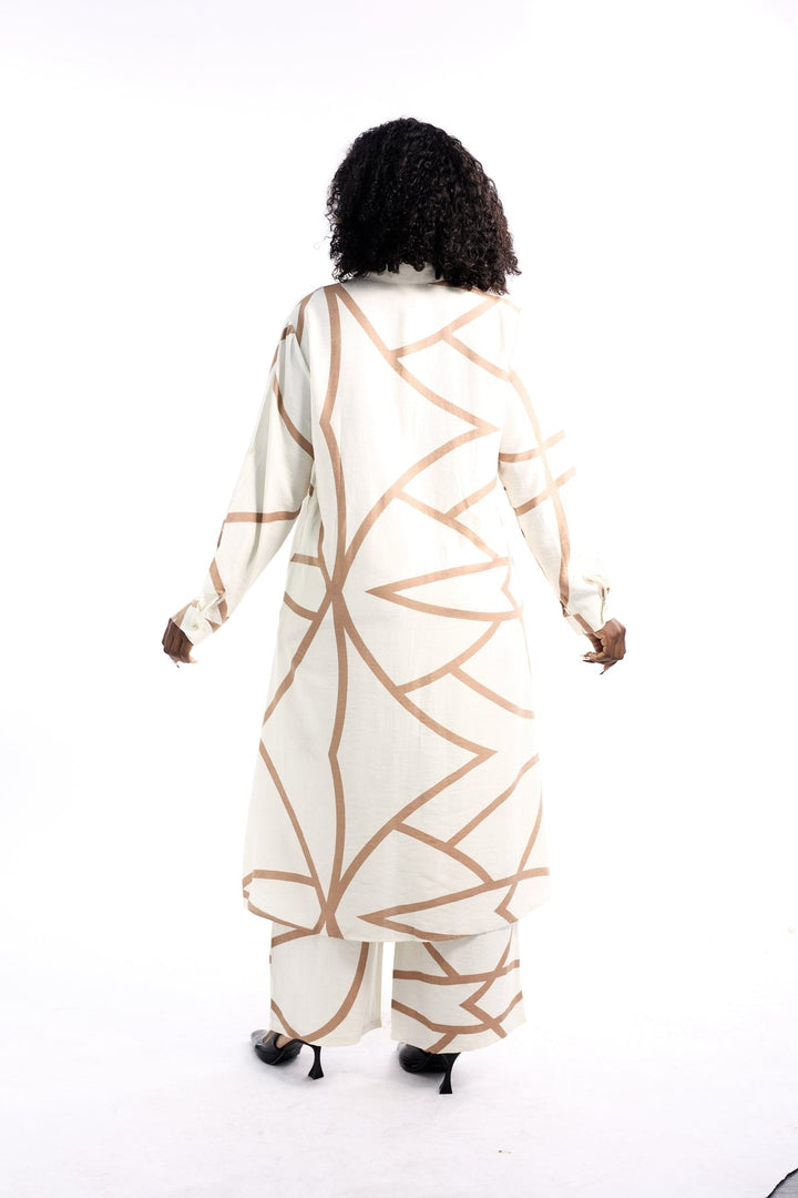 Neutral Abstract Pantset by Studio EY - Especially Yours