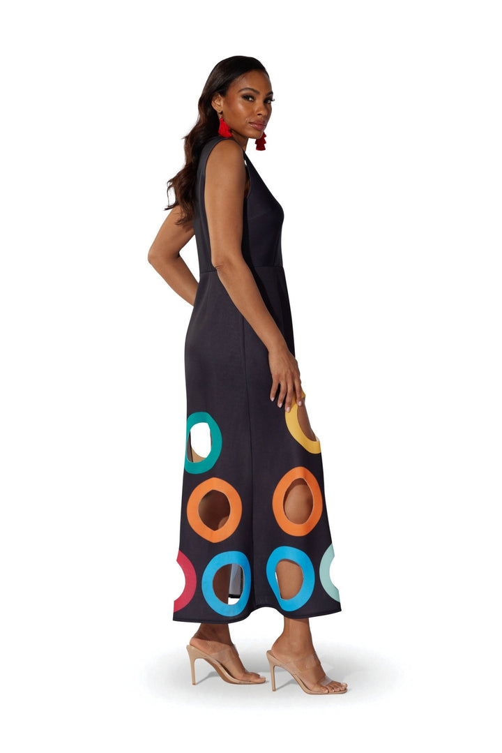 Circle Cutouts Maxi Dress by Studio EY