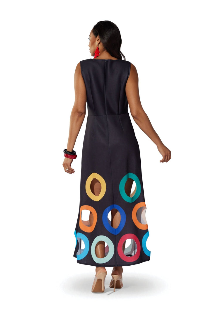 Circle Cutouts Maxi Dress by Studio EY