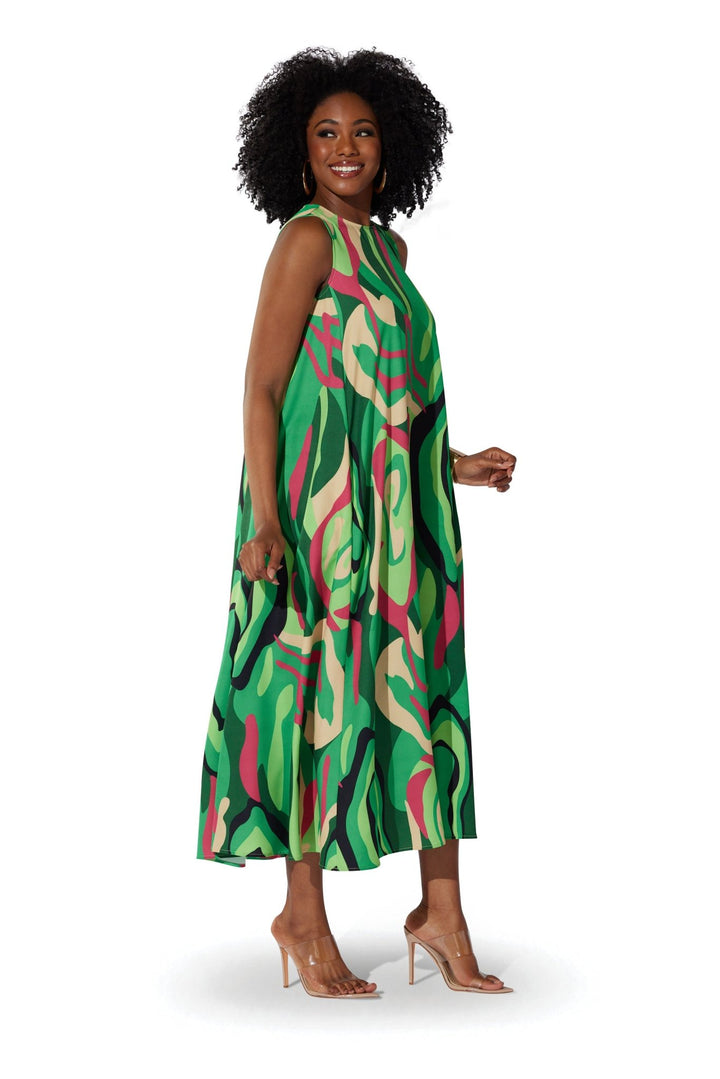 Abstract Swing Maxi Dress by Studio EY