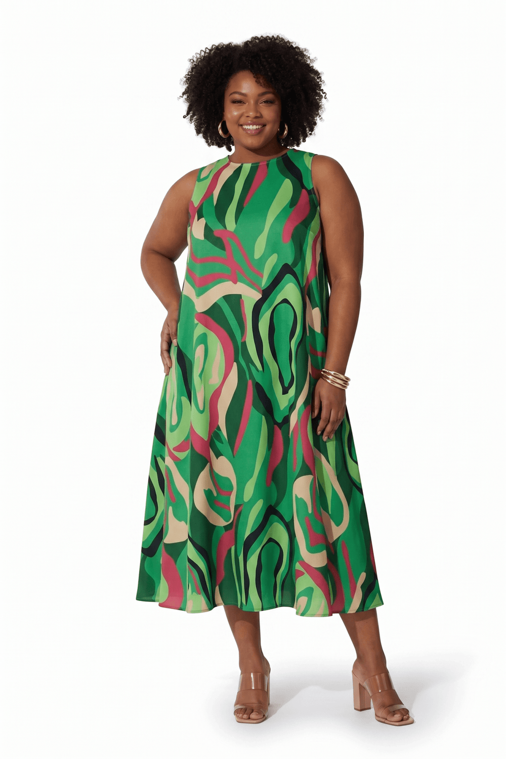 Abstract Swing Maxi Dress by Studio EY - Especially Yours