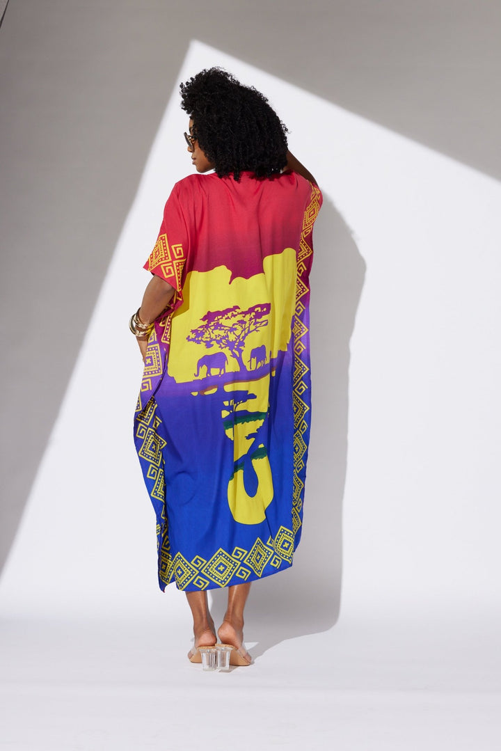Elephant Safari Caftan by Studio EY - Especially Yours