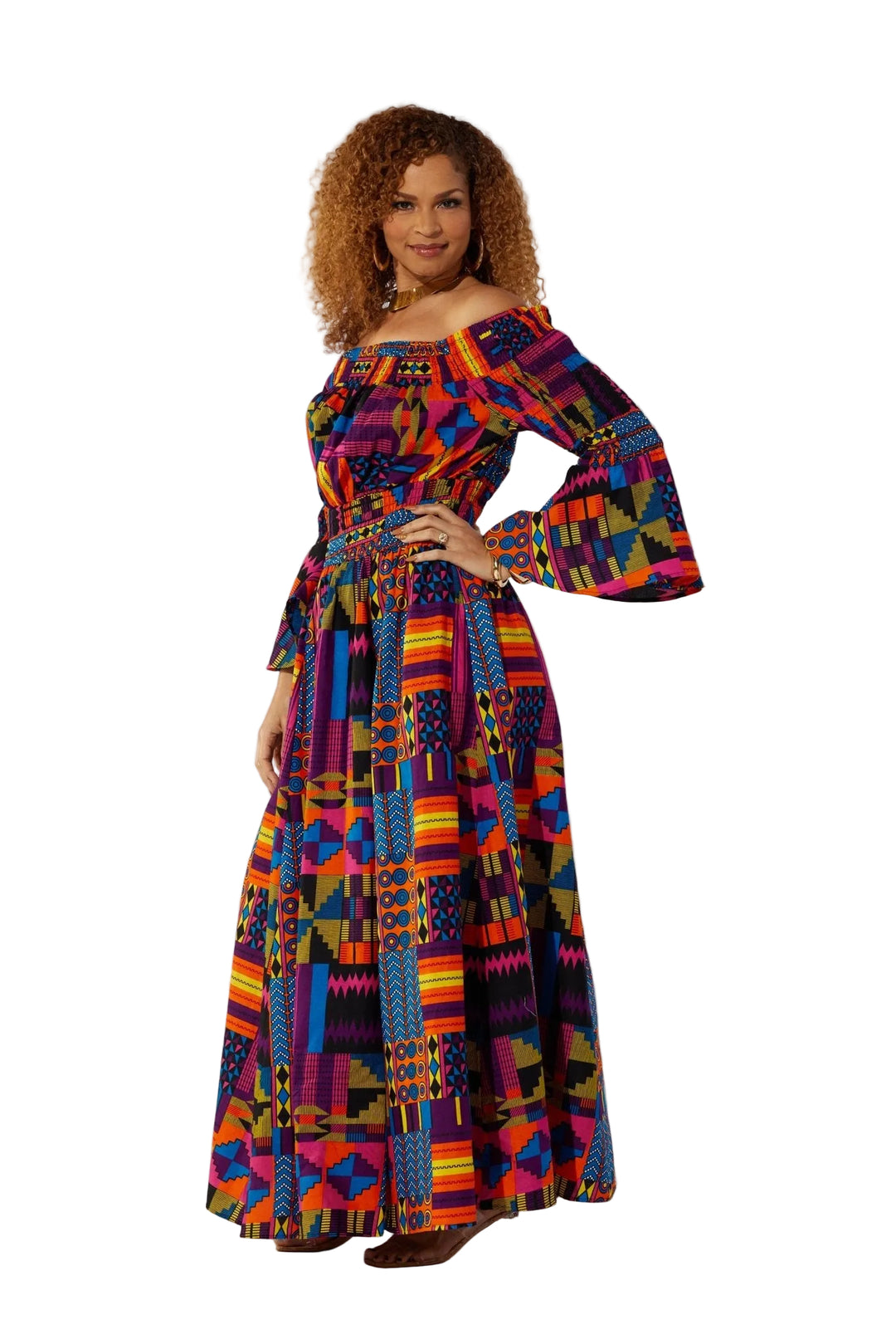 ankara print maxi dress African Print Infinity Multiway Maxi Dress