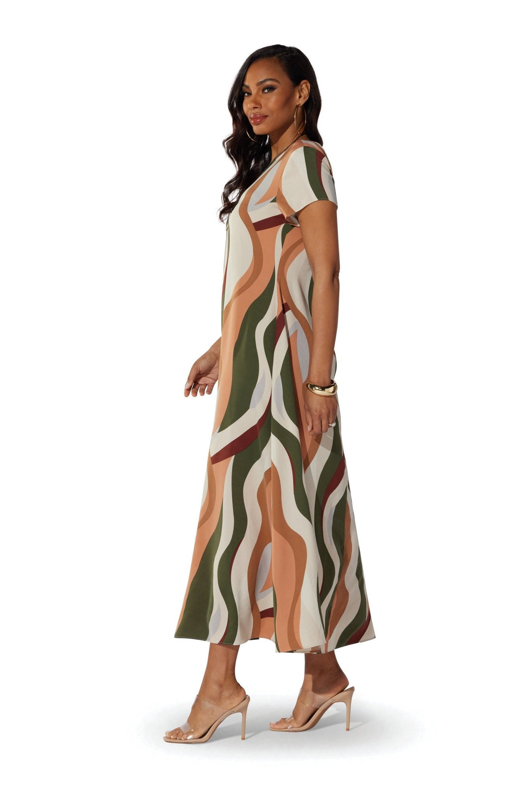 Bold Abstract Maxi Dress by Studio EY