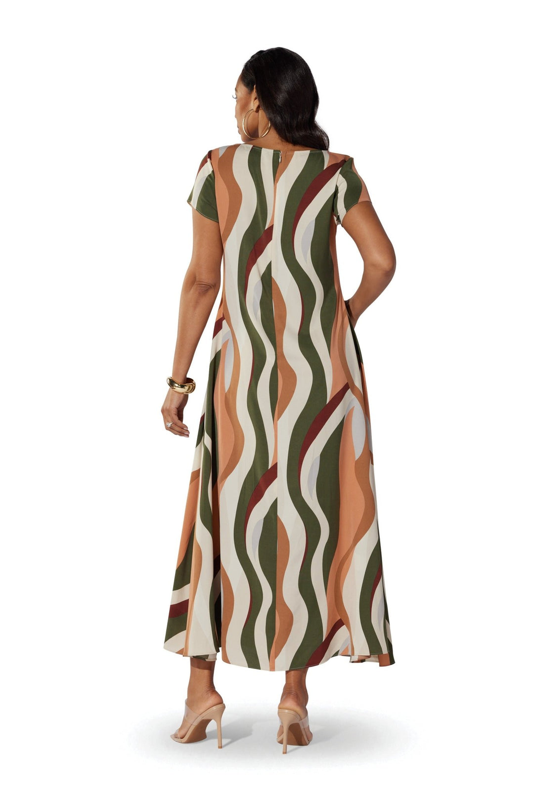 Bold Abstract Maxi Dress by Studio EY
