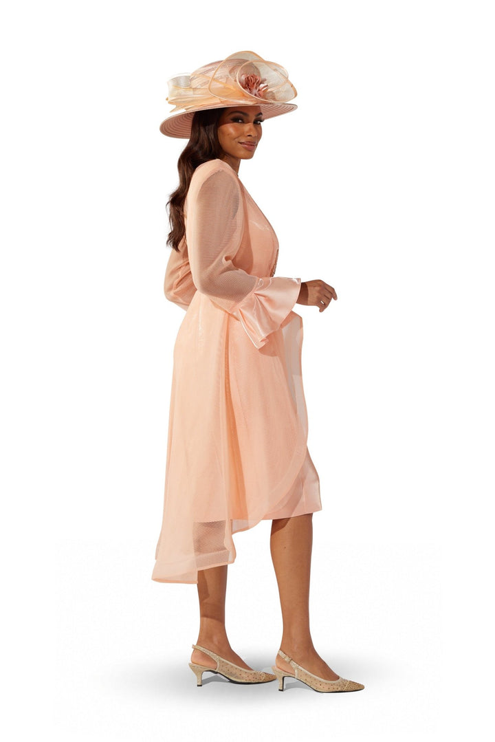 Jeweled Flowy Mesh Jacket Dress by EY Boutique