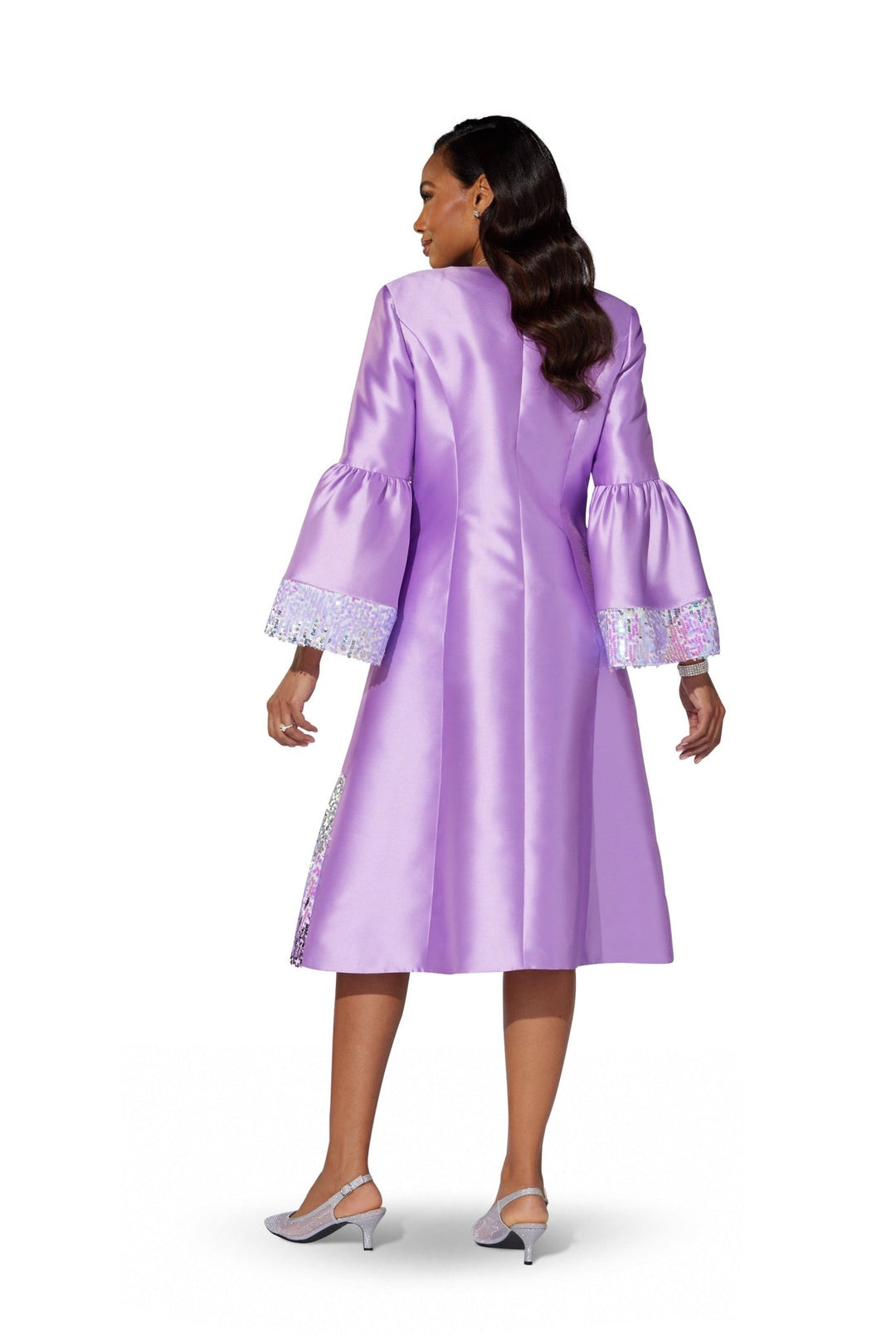 Sequin Trim Jacket Dress by EY Boutique
