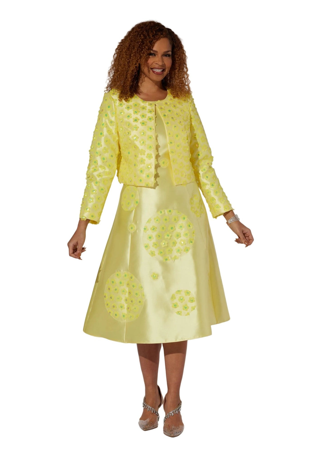 Sequin Daisies Jacket Dress by EY Boutique - Especially Yours