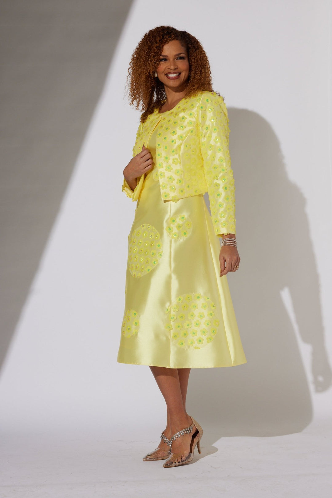 Sequin Daisies Jacket Dress by EY Boutique - Especially Yours