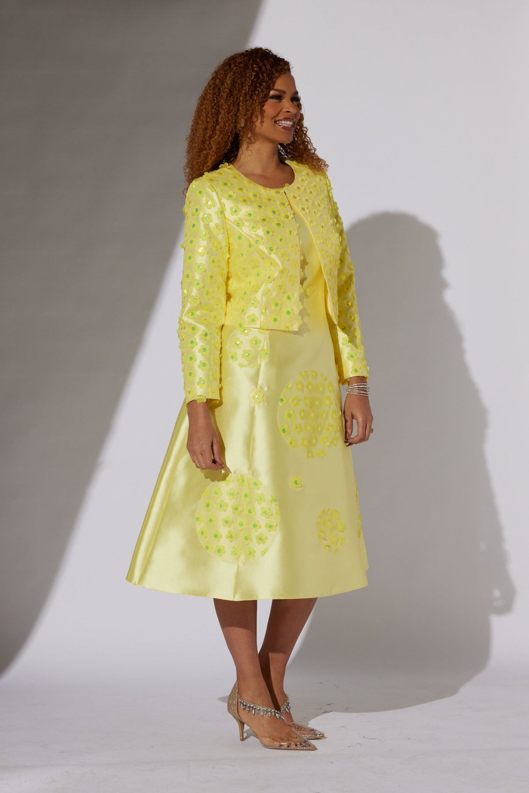 Sequin Daisies Jacket Dress by EY Boutique - Especially Yours