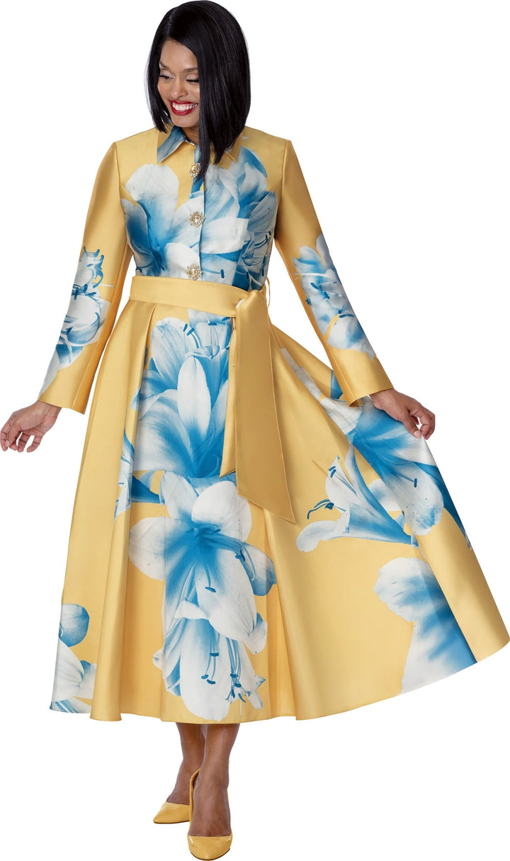 Orchard Tie - Waist Maxi Shirtdress by EY Boutique - Especially Yours