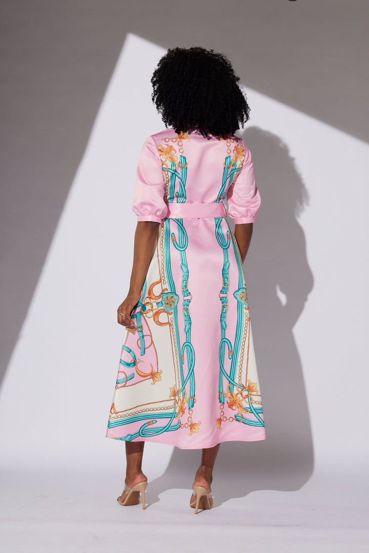 Scarf - Print Maxi Shirtdress by EY Boutique - Especially Yours
