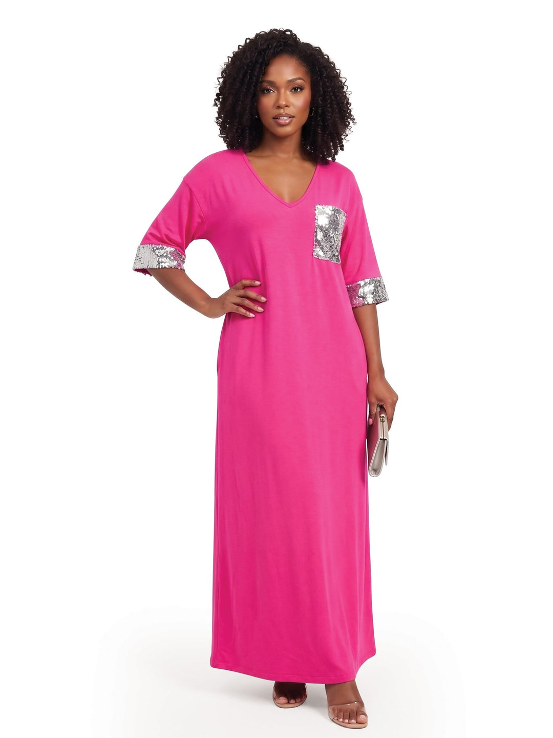 Sequin Pocket Maxi Dress by Studio EY - Especially Yours