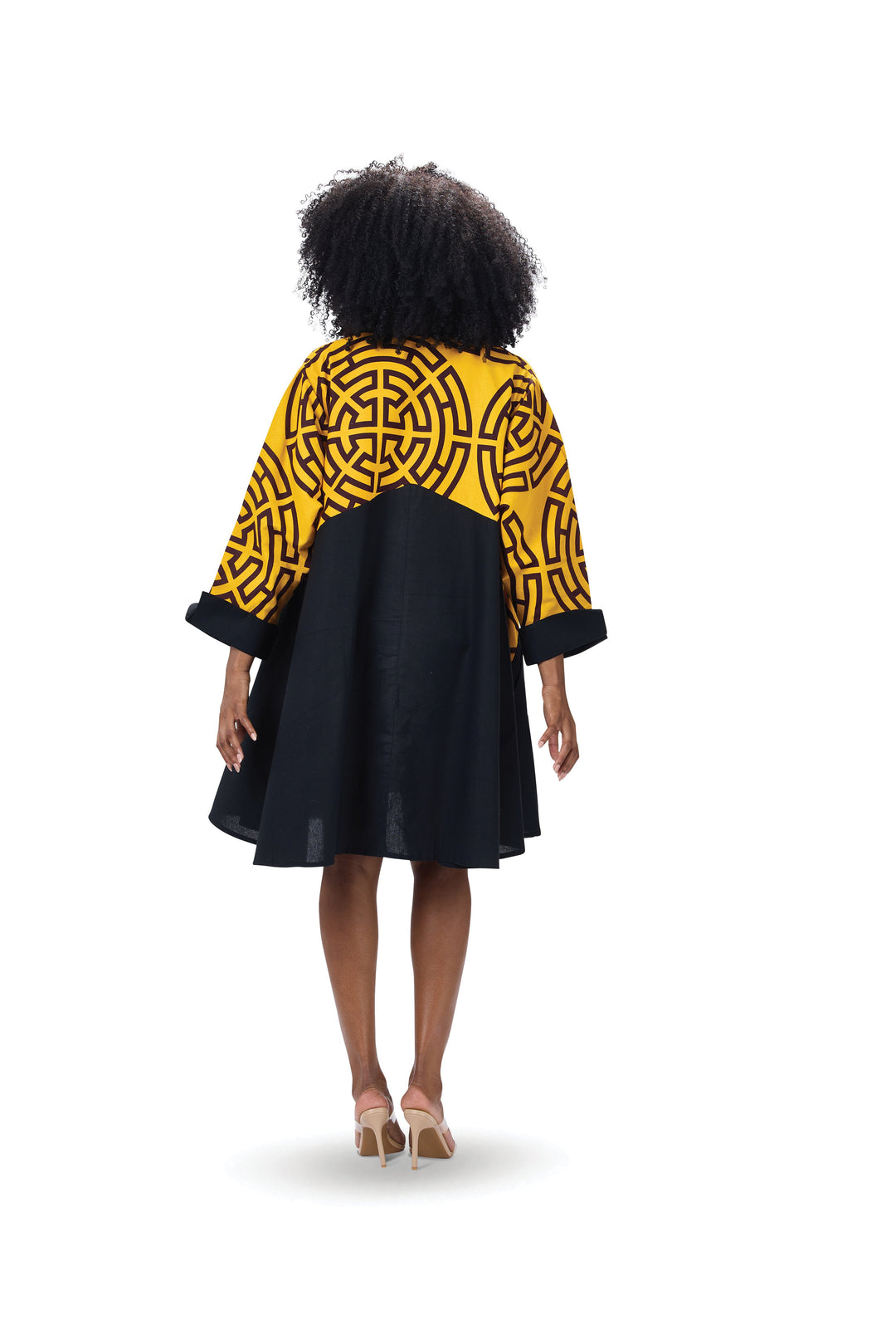 Labrynth Button-Front Midi Dress – Studio EY