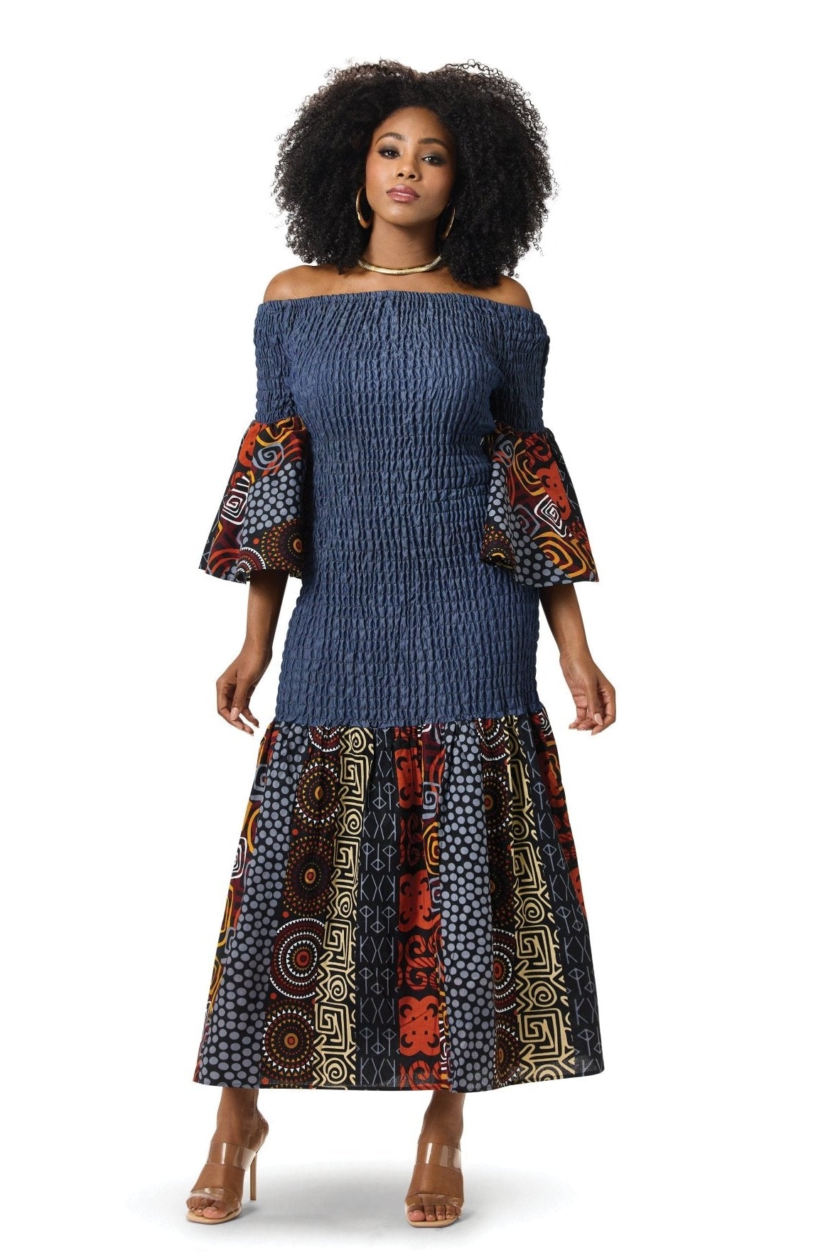 Metallic Floral Jacquard Coat Dress - 9757 - Especially Yours
