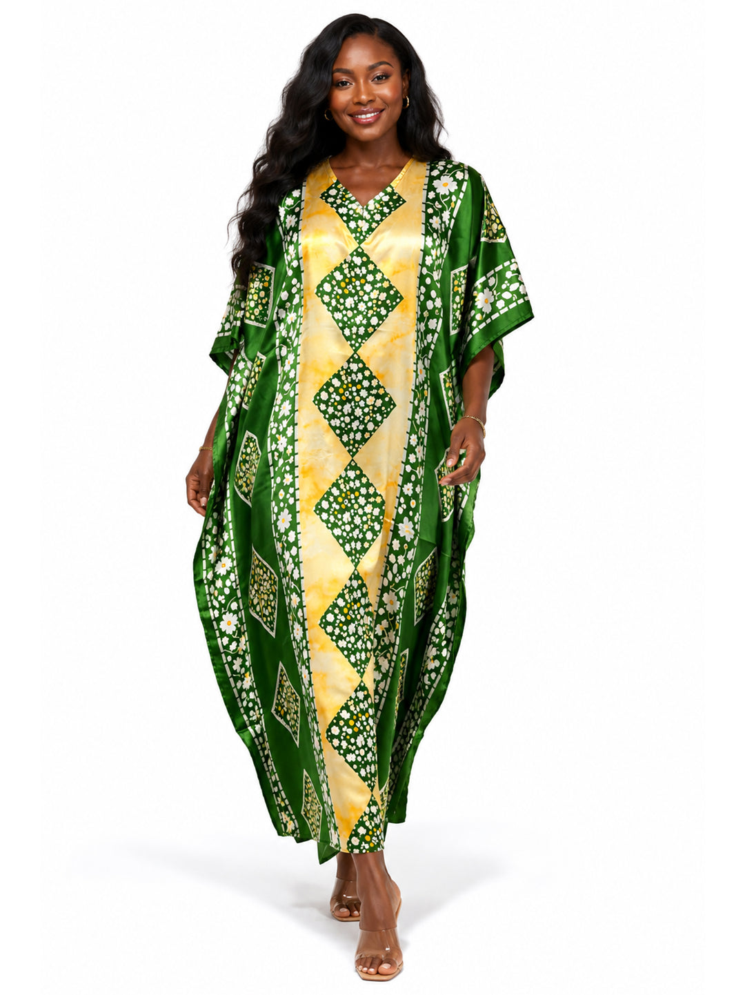 Silky Long Caftan