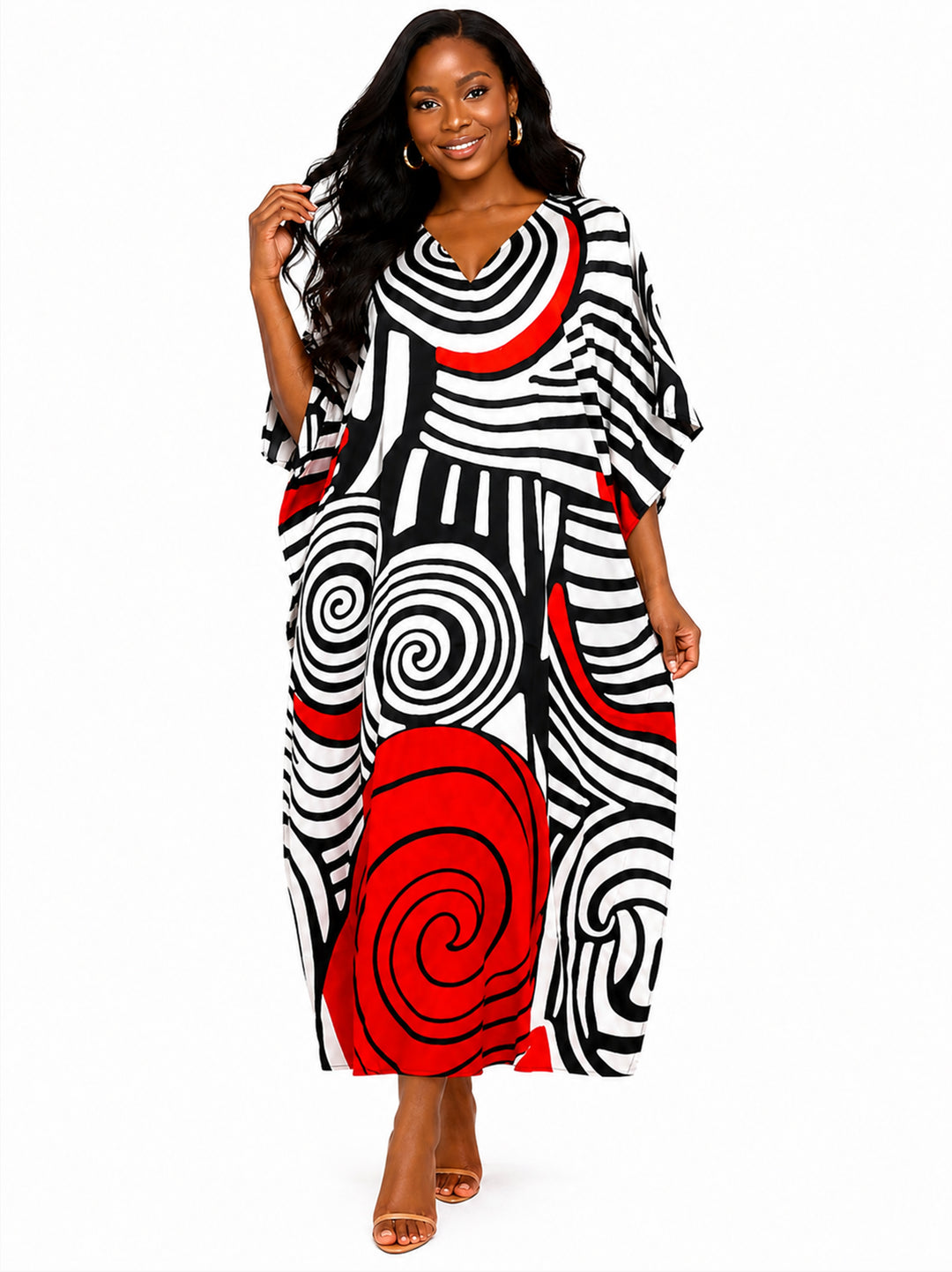 Silky Long Caftan