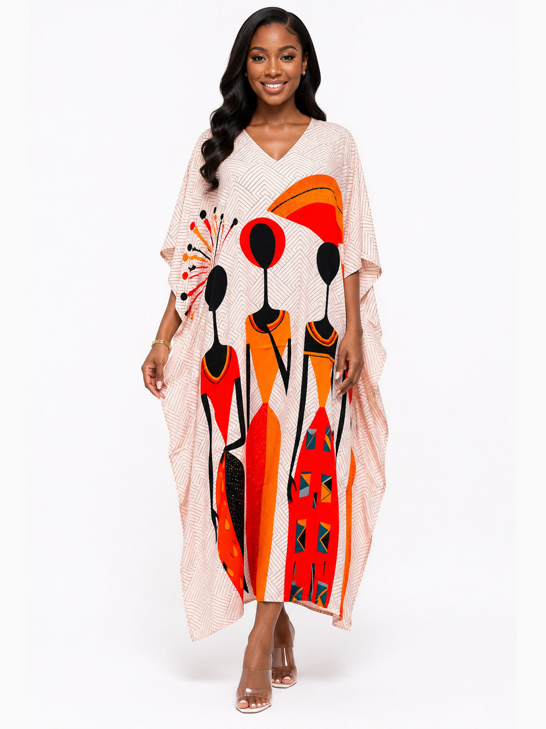 Microfiber Long Caftan